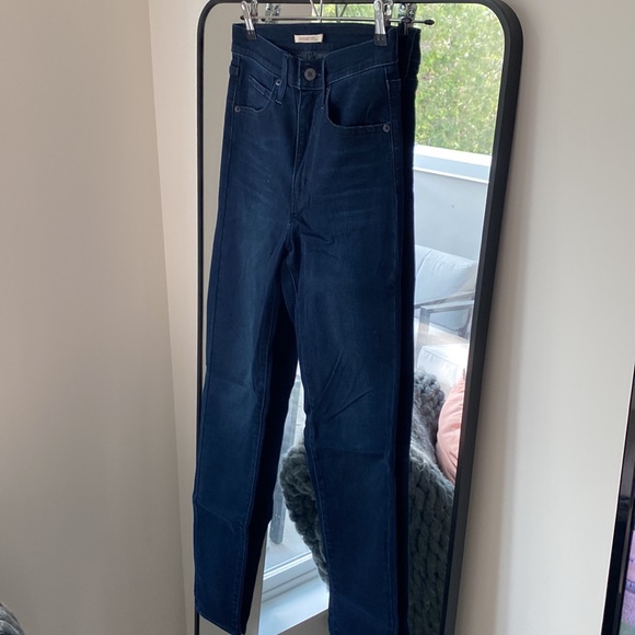 Mile High Super Skinny Levi Jeans Size 27 - Picture 3 of 5